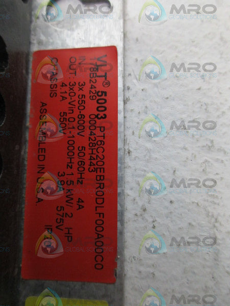 DANFOSS 178B2429 VLT5003PT6C20EBR0DLF00A00C0 UNMP