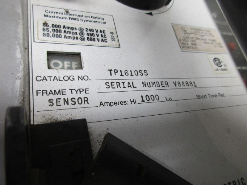GENERAL ELECTRIC TP1610SS RMS-9 UNMP