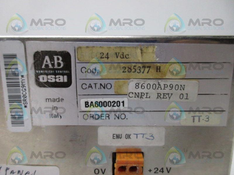 INDUSTRIAL SPARE PART 8600AP90N CONTROL PANEL UNMP