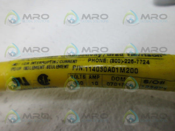 DANIEL WOODHEAD 114030A01M200 MINI-CHANGE MALE/FEMALE CABLE NSNP