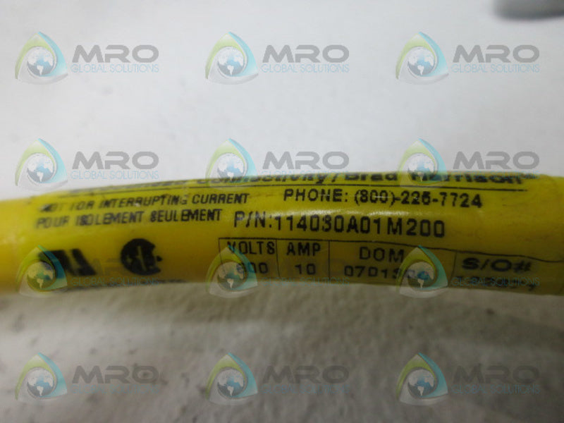 DANIEL WOODHEAD 114030A01M200 MINI-CHANGE MALE/FEMALE CABLE NSNP