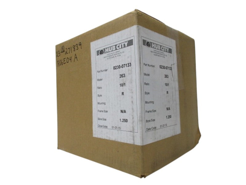 HUB CITY 0230-07133 263 RATIO 10:1 GEAR REDUCER NSFS