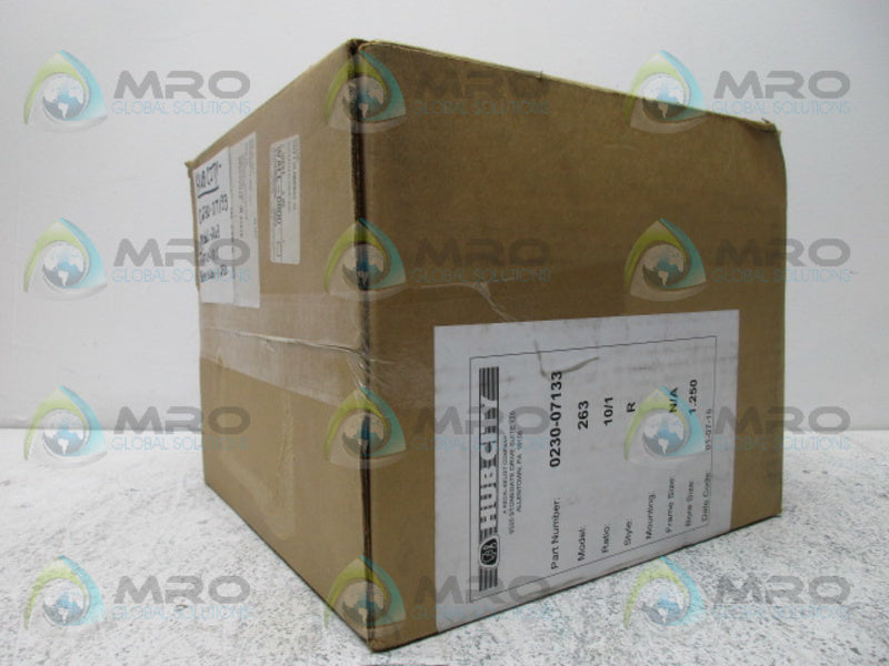 HUB CITY 0230-07133 263 RATIO 10:1 GEAR REDUCER NSFS