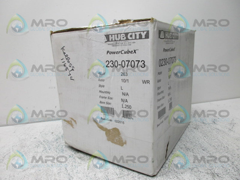 HUB CITY 0230-07073 263 RATIO 10:1 GEAR REDUCER NSFS
