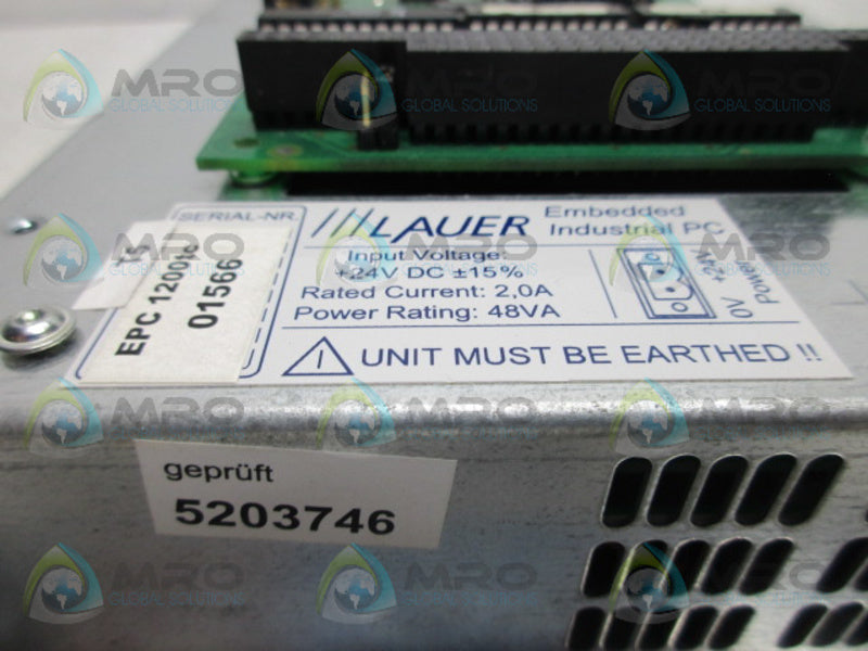 LAUER EPC1200TC TOUCH PANEL NSNP