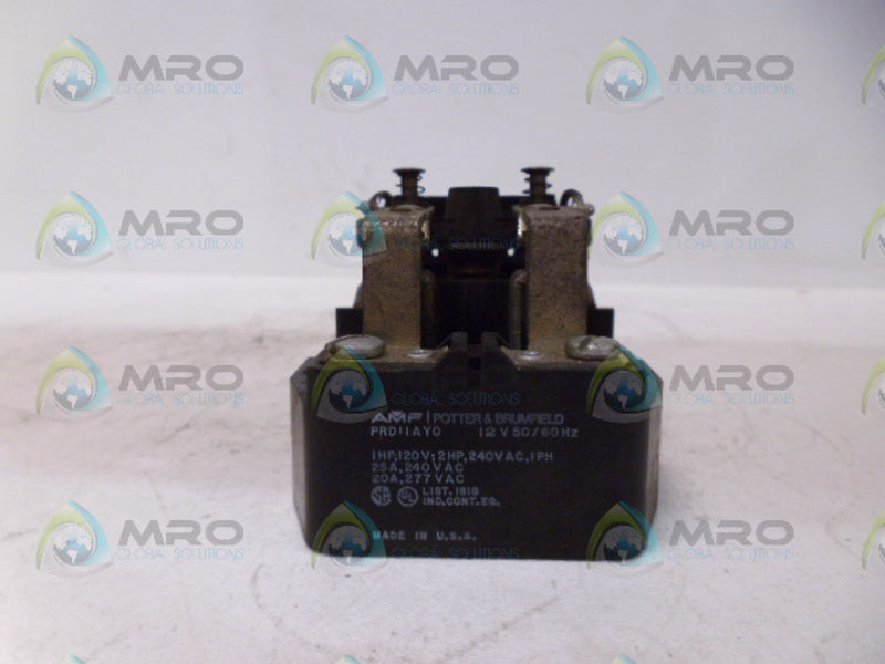 POTTER & BRUMFIELD PRD11AYO RELAY UNMP