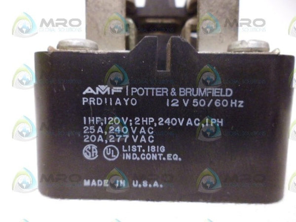 POTTER & BRUMFIELD PRD11AYO RELAY UNMP