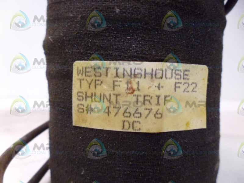 WESTINGHOUSE 476676 F11 + F22 SHUNT TRUP COIL UNMP