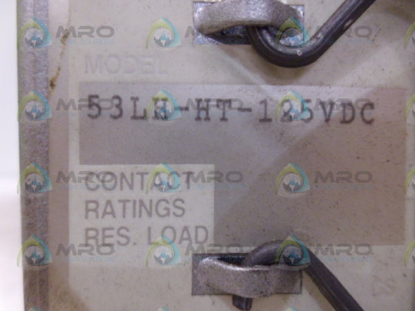 PANALARM 53LH-SR-125VDC RELAY UNMP
