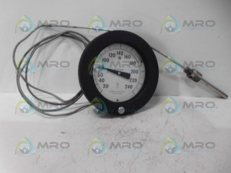 ASHCROFT RK2C GAS THERMOMTER (20-240F) NSNP
