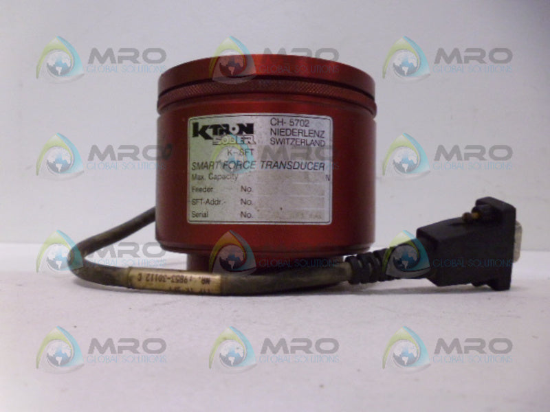 K-TRON SODER CH-5702 SMART FORCE TRANSDUCER UNMP