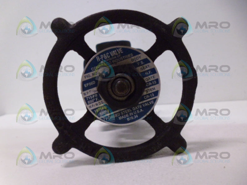 R-P&C EF56D GATE CONTROL VALVE NSNP