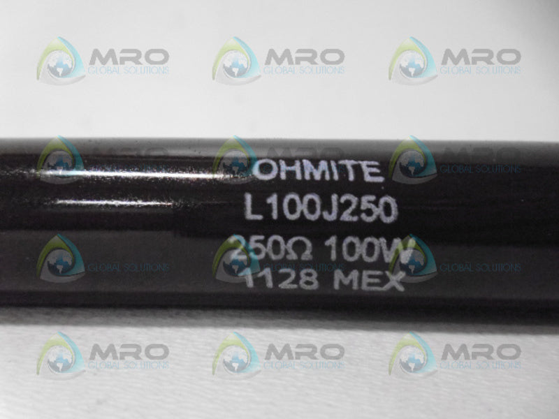 OHMITE L100J250 RESISTOR (AS PICTURED) NSNP