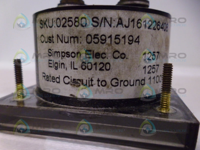 SIMPSON 1257 5A UNMP