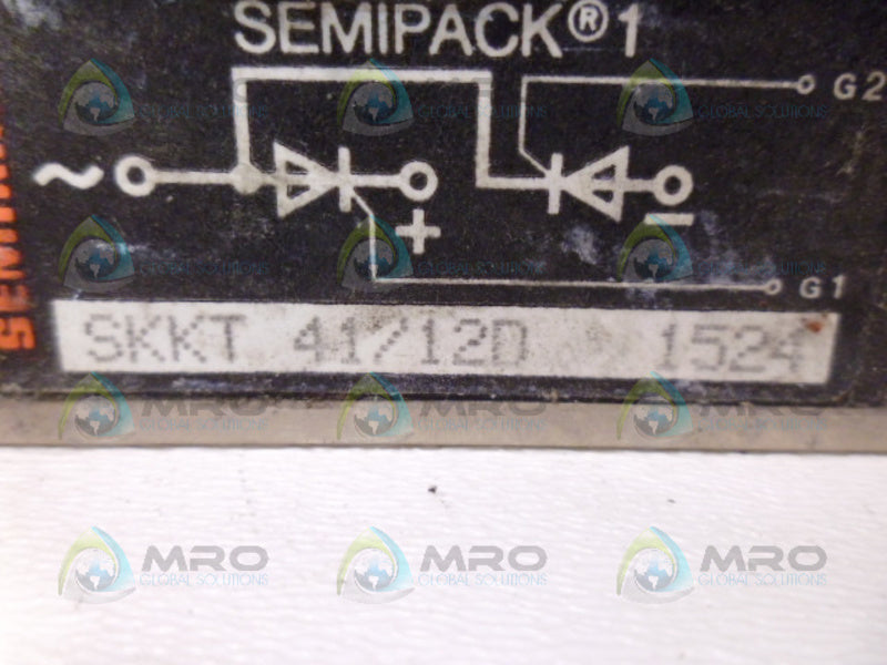 SEMIKRON SKKT41/12D THYRISTOR DIODE UNMP