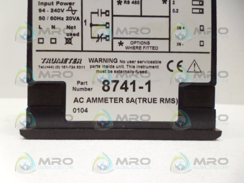 TRUMETER 8741-1 DIGITAL COUNTER NSMP