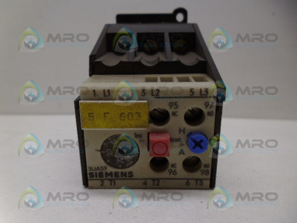 SIEMENS 3UA5900-2C OVERLOAD RELAY 16-25A UNMP
