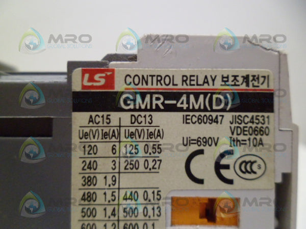 LSIS GMR-4M MINI MC RELAY UNMP