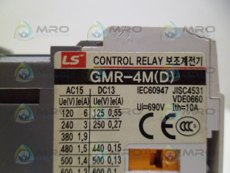 LSIS GMR-4M MINI MC RELAY UNMP