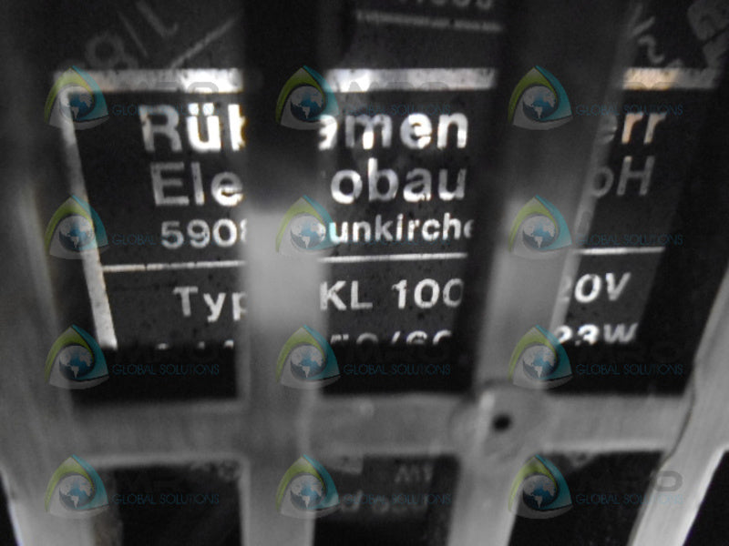 RUBSAMEN & HERR KL100 COOLING FAN UNMP