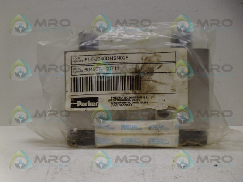PARKER P5T-J040DHSN025 SHORT STROKE THRUSTER * NEW IN FACTORY BAG *