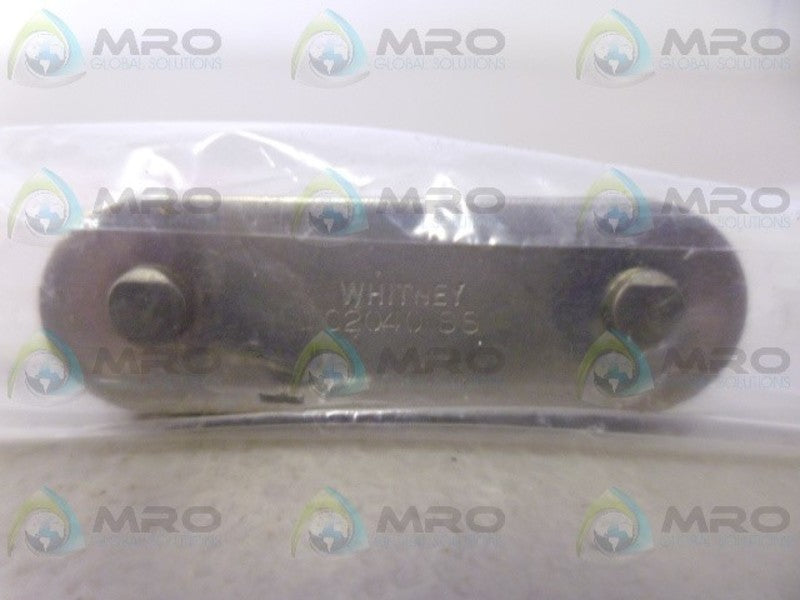 WHITNEY C2040-SS ROLLER CHAIN CONNECTING LINK  NSMP