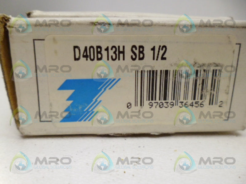 TSUBAKI D40B13H SB SPROCKET 1/2" NSMP