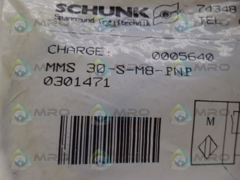 SCHUNK MMS30-S-M8-PNP MAGNETIC SWITCH NSMP