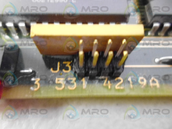 CINCINNATI MILACRON 35314219A CONTROLLER ANALOG PLASTIC PAC BOARD UNMP