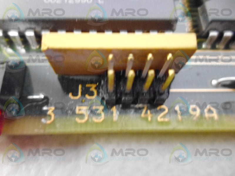 CINCINNATI MILACRON 35314219A CONTROLLER ANALOG PLASTIC PAC BOARD UNMP