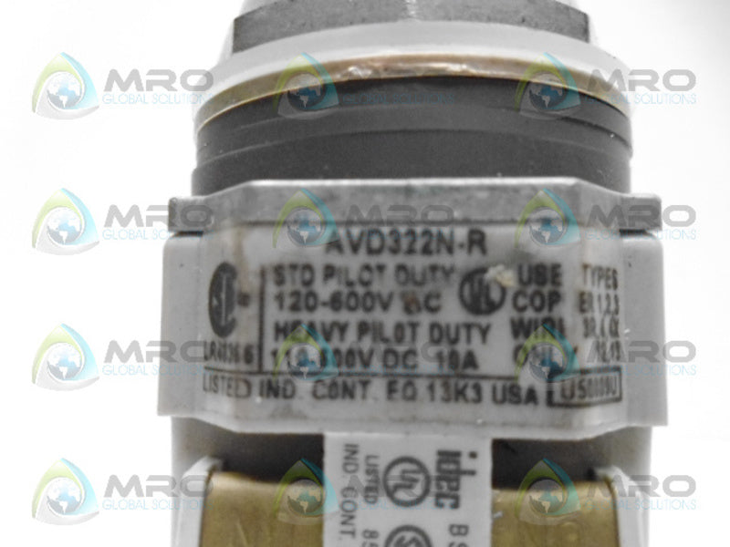 IDEC AVD322N-R EMERGENCY STOP (AS PICTURED) UNMP