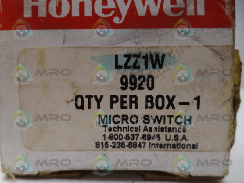 HONEYWELL LZZ1W ENCLOSED LIMIT SWITCH NSMP
