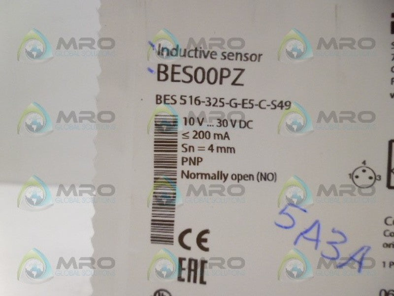 BALLUFF BES516-325-G-ES-C-S49 PROXIMITY SWITCH NSMP
