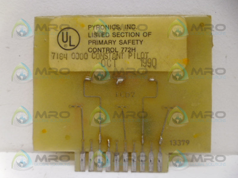 PYRONICS 7184-0000 CONSTANT PILOT MODULE UNMP