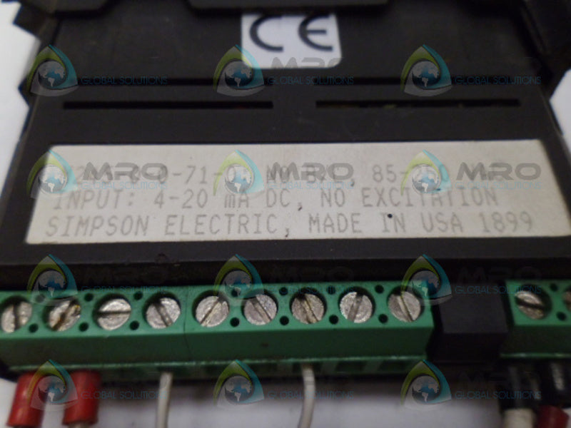 SIMPSON M245-0-0-71-0 INDICATOR UNMP