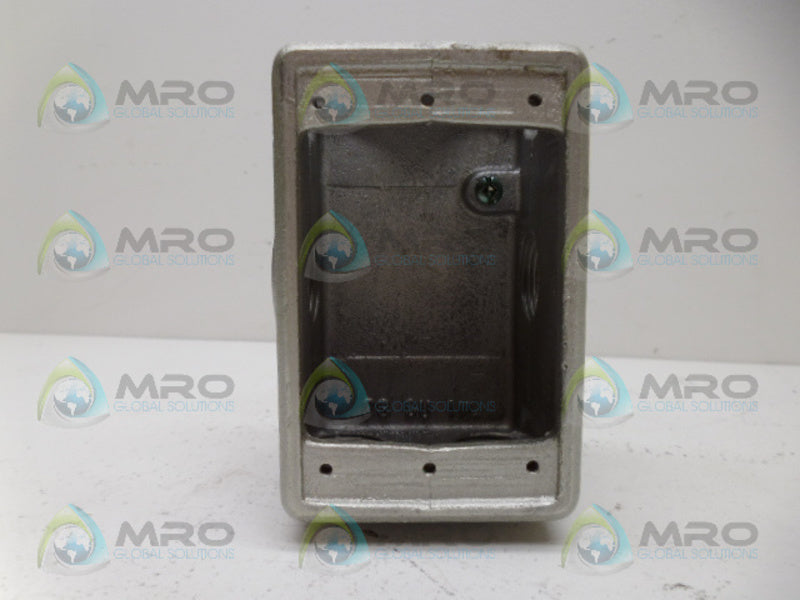 CROUSE-HINDS FDXC219 SINGLE GANG BOX NSNP