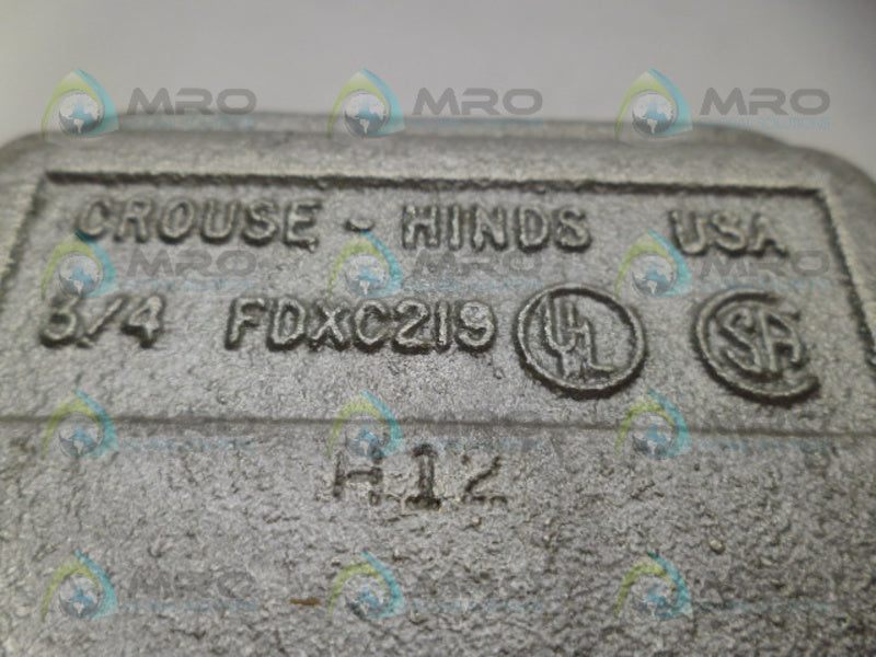 CROUSE-HINDS FDXC219 SINGLE GANG BOX NSNP
