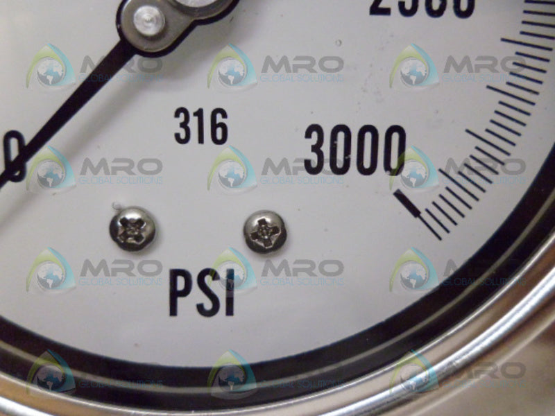 PIC 314D-404P PRESSURE GUAGE 3000PSI NSMP