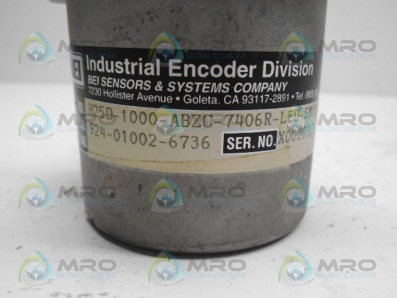 BEI H25D-1000-ABZC-7406R-LED-SM18 NSNP