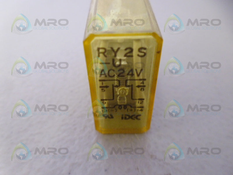 IDEC RY2S-U RELAY 24VAC  UNMP