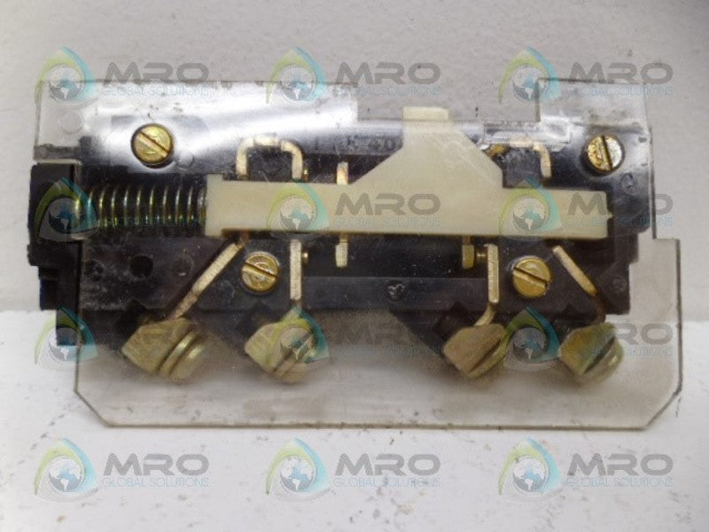 GOULD F10NOCL AUXILIARY CONTACT UNMP