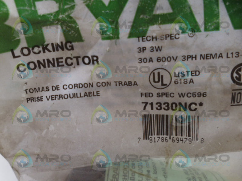 BRYANT 71330NC LOCKING CONNECTOR NSMP