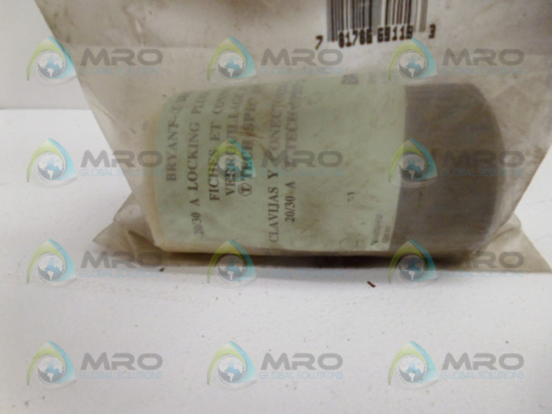 BRYANT 70830NC LOCKING CONNECTOR NSMP