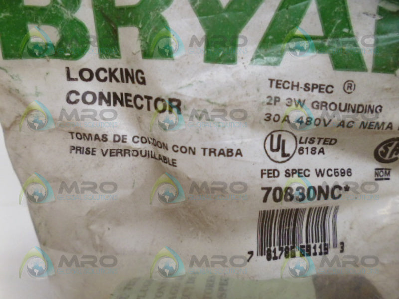 BRYANT 70830NC LOCKING CONNECTOR NSMP
