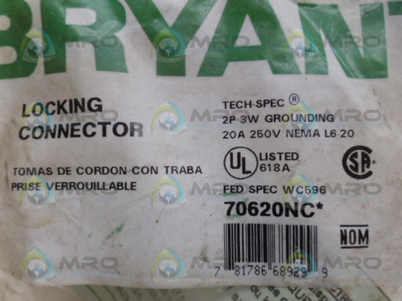 BRYANT 70620NC LOCKING CONNECTOR NSMP