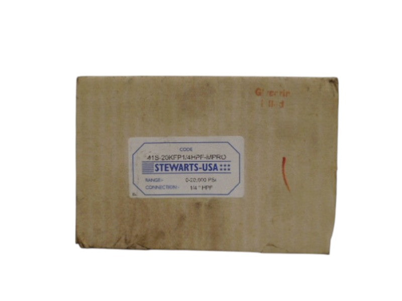 STEWARTS 41S-20KFP/4PF-MPRO GUAGE 20000PSI NSMP