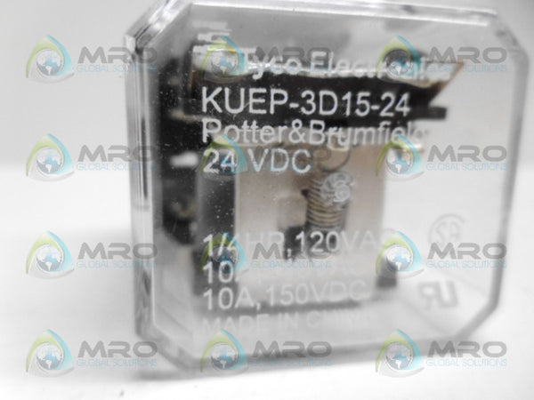 POTTER & BRUMFIELD KUEP-3D15-24 RELAY 24VDC NSNP