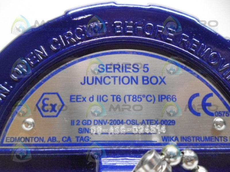 WIKA SERIES 5 JUNCTION BOX NSNP