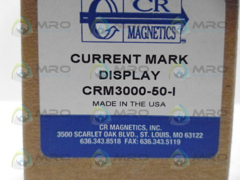 CR MAGNETICS CRM3000-50-I CURRENT MARK DISPLAY NSMP