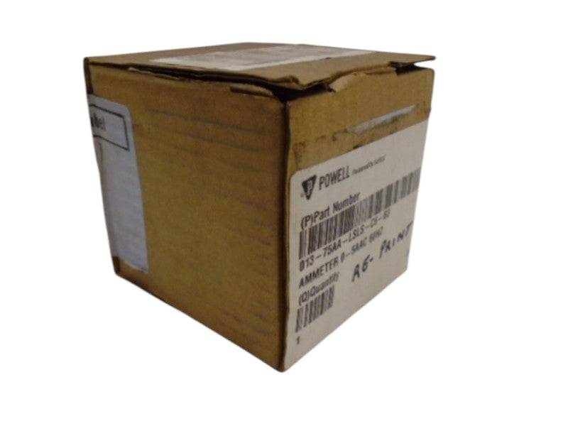 CROMPTON 013-75AA-LSLS-C6-B3 PANEL METER 5ACA NSMP
